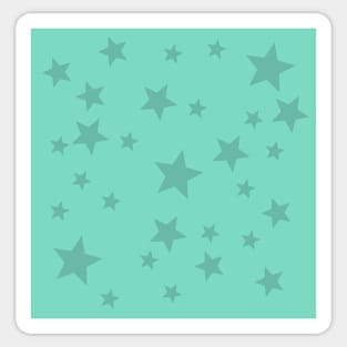 Stars Turquoise Sticker